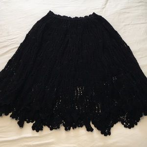Soho Clothing Company crochet skirt